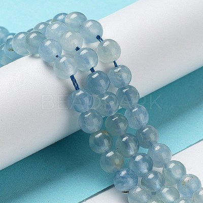 Natural Blue Calcite Beads Strands G-F756-A02-01-1