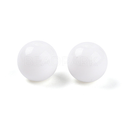 Opaque Solid Color Glass Beads X1-GLAA-N007-8mm-A17-1