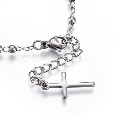 Tarnish Resistant 201 Stainless Steel Charm Bracelets BJEW-P258-15P-1
