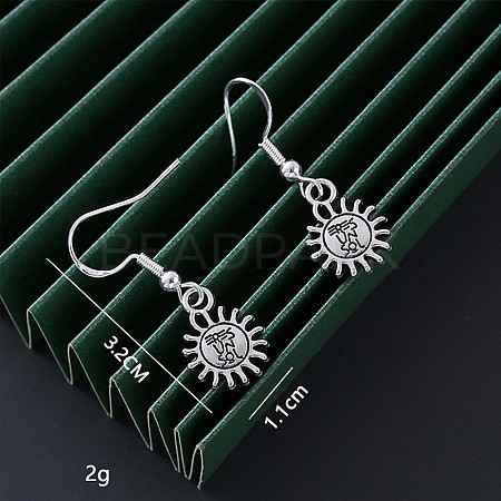 Brass & Alloy Dangle Earrings FS-WG95800-01-1