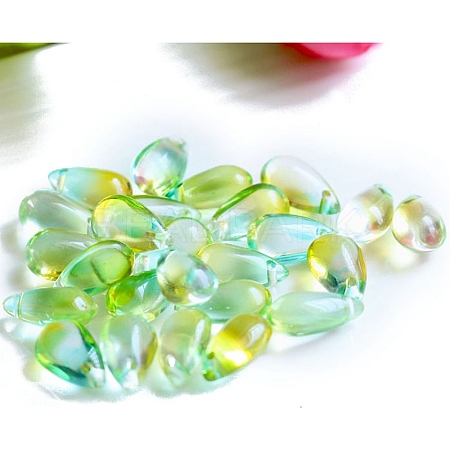 Transpaarent Glass Beads GLAA-WH0001-02A-29-1