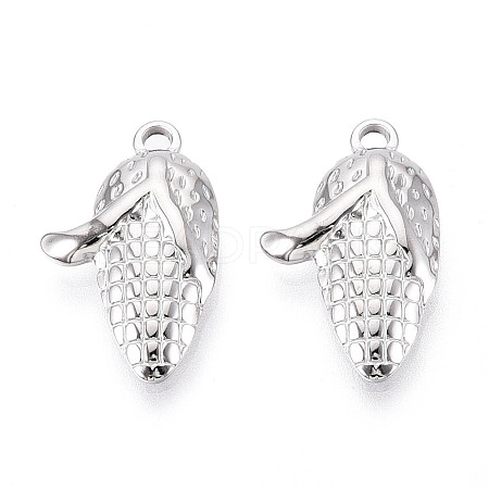 304 Stainless Steel Pendants STAS-T065-69P-1
