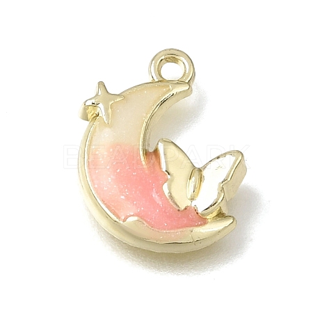 Brass Resin Pendants RE-CBAE379-12LG-1