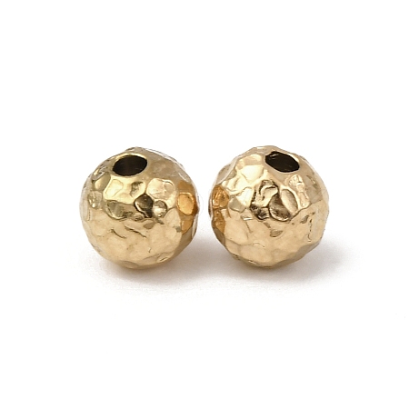 Textured 304 Stainless Steel Beads STAS-I358-10G-01-1