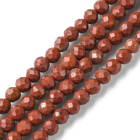 Natural Red Jasper Beads Strands G-F748-H01-01-1