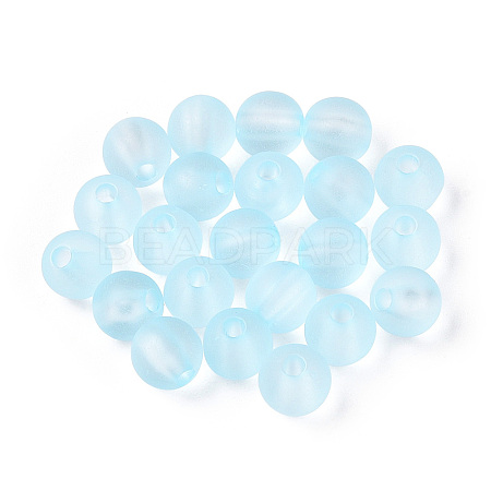 Transparent Acrylic Ball Beads FACR-R021-6mm-06-1