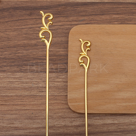 Alloy Flower Hair Sticks PW-WGDBE65-02-1