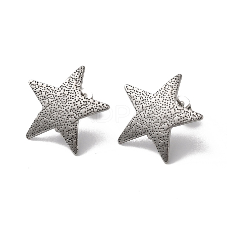 Non-Tarnish 304 Stainless Stud Earring Findings STAS-M314-02B-P-1