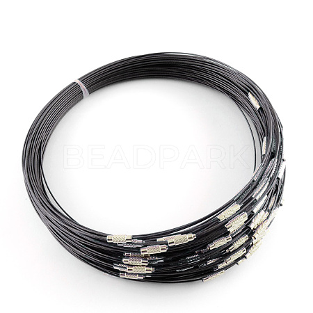 Steel Wire Bracelet Cord DIY Jewelry Making TWIR-R004-18-1