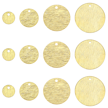 76Pcs 4 Sizes Brass Charms KK-BC0002-67-1