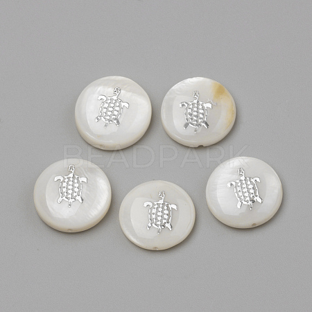 Natural Freshwater Shell Beads SHEL-Q011-005P-1