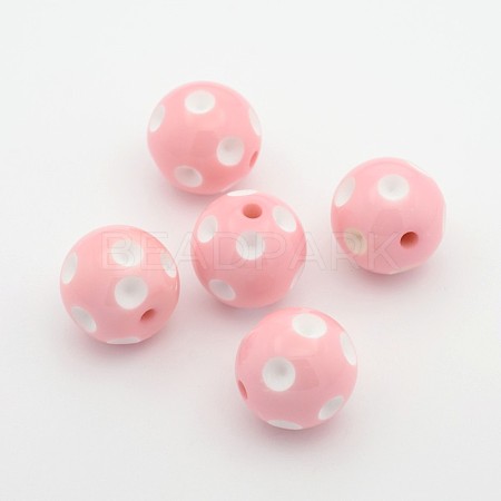 Chunky Bubblegum Acrylic Beads SACR-S146-20mm-10-1