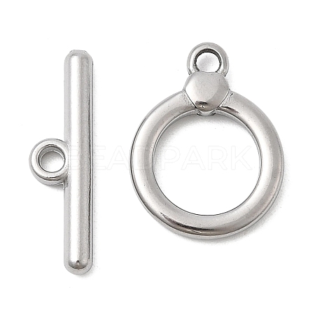 304 Stainless Steel Toggle Clasps STAS-Z179-01P-1