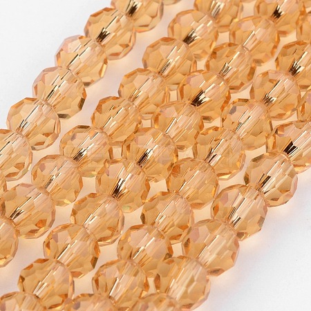 Transparent Glass Bead Strands GLAA-G013-4mm-92-1