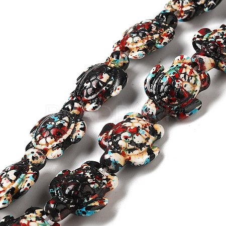 Synthetic Turquoise Dyed Beads Strands LS-G-P507-05F-1