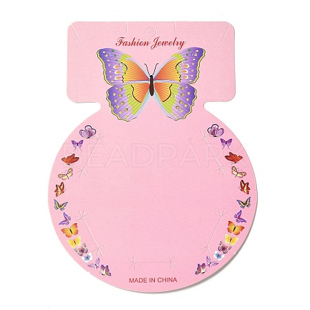 Round Paper Hair Clip Display Cards CDIS-C005-06-1