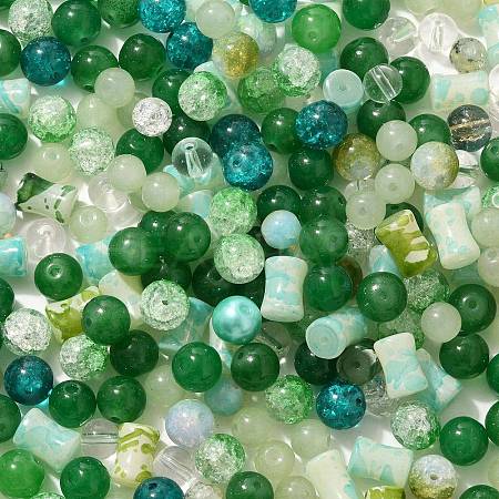 Mixed Style Glass Beads GLAA-XCP0012-02K-1