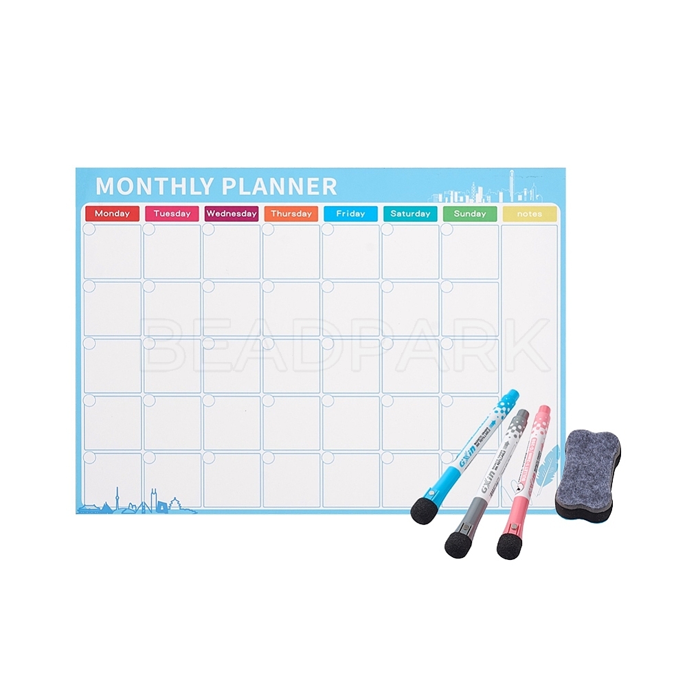 Dry Erase Calendar for Fridge