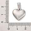 304 Stainless Steel Pendants STAS-P278-01M-P-1-3