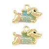 Alloy with Enamel Pendants AL-CBA1FD3-19G-01-1