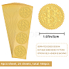 Self Adhesive Gold Foil Embossed Stickers DIY-WH0211-327-2