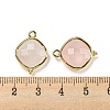 Natural Rose Quartz Pendants G-M431-12G-02-3