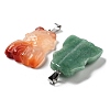 Natural & Synthetic Mixed Gemstone Pendants G-P520-10P-2