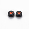 Opaque Black Acrylic Beads MACR-S273-40-2