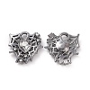 Rack Plating Alloy Glass Pendants FIND-I037-37A-1