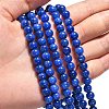 Natural Mashan Jade Round Beads Strands G-D263-6mm-XS08-4