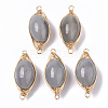 Natural Agate Links Connectors G-N326-18-1