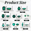 270Pcs 8 Style Gradient Color Sew on Rhinestone DIY-OC0010-34-2
