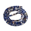 Natural Sunset Sodalite Beads Strands G-B088-C23-02-3