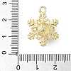 Christmas Alloy with Plastic Imitation Pearl Pendants FIND-Z101-02G-3