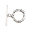 Brass Toggle Clasps KK-G548-34A-P-1