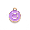 Alloy Enamel Pendants ENAM-S124-01B-01C-2