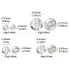 250Pcs 8 Styles Opaque Acrylic Beads MACR-FS0001-62-4