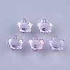 Transparent Acrylic Bead Caps TACR-T007-04E-1