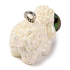 Animal Theme Resin Pendants RESI-S010-04D-2