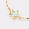 Adjustable Brass Bolo Bracelets BJEW-L618-02G-3