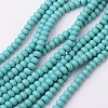 Synthetic Turquoise Beads Strands TURQ-G109-6x4mm-06-1