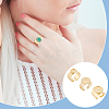 3Pcs 3 Styles 304 Stainless Steel Open Cuff Finger Ring Cabochon Settings STAS-UN0059-66G-6