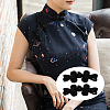 30Pcs 3 Colors Handmade Chinese Frog Knot Buttons Sets AJEW-CY0001-49-7