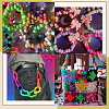 800Pcs Opaque Plastic Beads KY-SP0001-47E-6