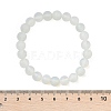 Opal Round Beaded Stretch Bracelets BJEW-F203-01-3