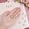 10Pcs Brass Pendants KK-BC0015-70G-3