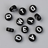 Opaque Acrylic Beads SACR-T338-11B-1