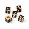 Rack Plating Brass Enamel Beads KK-B060-04G-01D-3