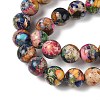 Dyed Natural Regalite/Imperial Jasper/Sea Sediment Jasper Beads Strands G-B124-C01-19-2