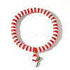 Christmas 304 Stainless Steel Enamel Charm Bracelets LS-ZQ4442-3-1